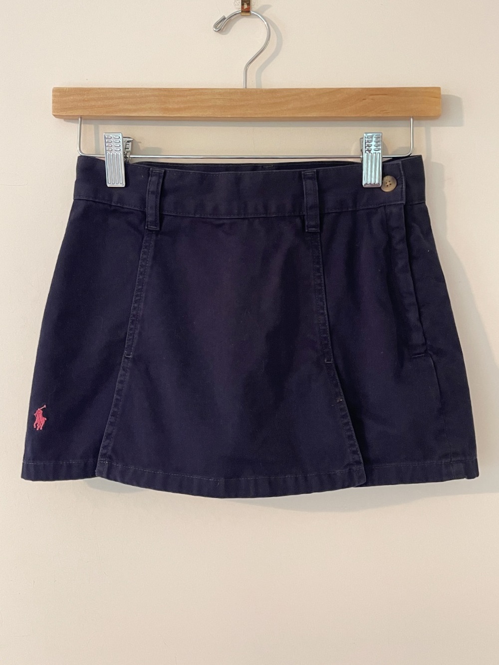 RALPH LAUREN VGUC Girls Navy School Uniform Preppy Skort